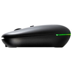 Мышь беспроводная бесшумная SMARTBUY 328AG, USB, 3 кнопки + 1 колесо-кнопка, черный, SBM328AGK - фото 2