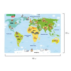 Настольное покрытие BRAUBERG KIDS, А3+, пластик, 46x33 см, "Кот-энтузиаст изучает Мир", 273619 Настольное покрытие BRAUBERG KIDS, А3+, пластик, 46x33 см, "Кот-энтузиаст изучает Мир", 273619 - фото 4