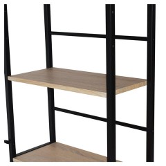 Стол на металлокаркасе BRABIX "LOFT CD-005",1200х520х1200 мм, 3 полки, цвет дуб натуральный, 641223 - фото 7