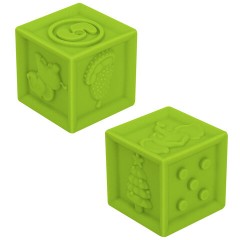 Тактильные кубики, сенсорные, ЭКО 12 штук, BAMBOX BABY (БАМБОКС БЭБИ), 665900 - фото 8
