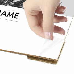 Рамка 30х40 см небьющаяся, багет 17,5 мм, пластик, BRAUBERG "Colorful", белая, 391242 - фото 4