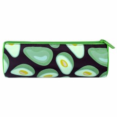 Пенал-тубус BRAUBERG, с эффектом SOFT TOUCH, полиэстер, "Black Avocado", 22х8 см, 270061 Пенал-тубус BRAUBERG, с эффектом SOFT TOUCH, полиэстер, "Black Avocado", 22х8 см, 270061 - фото 2