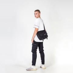 Сумка на плечо большая HEIKKI STREAM (ХЕЙКИ) два отделения, боковые карманы, А4, черная, 26х32х11 см, 272641 Сумка на плечо большая HEIKKI STREAM (ХЕЙКИ) два отделения, боковые карманы, А4, черная, 26х32х11 см, 272641 - фото 15