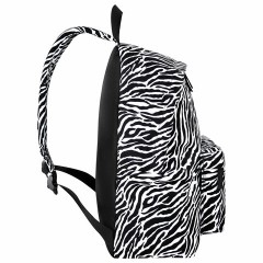 Рюкзак BRAUBERG СИТИ-ФОРМАТ универсальный, "Zebra", белый/черный, 41х32х14 см, 271680 Рюкзак BRAUBERG СИТИ-ФОРМАТ универсальный, "Zebra", белый/черный, 41х32х14 см, 271680 - фото 4