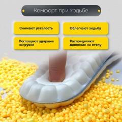 Стельки для обуви АНАТОМИЧЕСКИЕ С СУПИНАТОРОМ, материал PU PRO, размер RU 35-39 / EU 36-40, с линиями выреза, SHEGRA (ШЕГРА), 700740 - фото 11