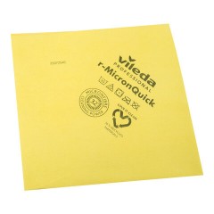 Салфетки VILEDA PROFESSIONAL "МикронКвик", КОМПЛЕКТ 5 шт., микроволокно, желтый, 38х40 см, 170638 - фото 2