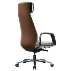 Кресло HAWASAN (ХАВАСАН) PREMIUM EX-820, синхромеханизм, слайдер, экокожа, белое/коричневое, 533237 - фото 4
