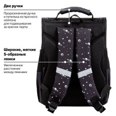 Ранец ПИФАГОР BASIC, 1 отделение, 3 кармана, эргономичная спинка, "Space invader", 35х28х18 см, 273140 Ранец ПИФАГОР BASIC, 1 отделение, 3 кармана, эргономичная спинка, "Space invader", 35х28х18 см, 273140 - фото 18