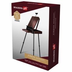 Этюдник-мольберт BRAUBERG ART PREMIERE, алюминиевые ножки, холст до 82 см, кофейный, 191757 Этюдник-мольберт BRAUBERG ART PREMIERE, алюминиевые ножки, холст до 82 см, кофейный, 191757 - фото 2