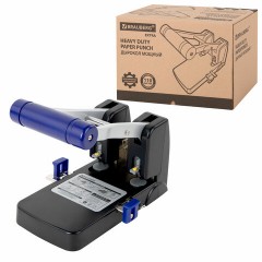 Дырокол металлический МОЩНЫЙ BRAUBERG "EXTRA Heavy duty", до 110 листов, черно-синий, 272721 Дырокол металлический МОЩНЫЙ BRAUBERG "EXTRA Heavy duty", до 110 листов, черно-синий, 272721 - фото 3