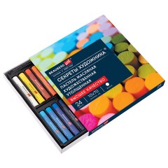 Пастель масляная BRAUBERG ART "Секреты художника", УТОЛЩЕННАЯ, 24 цвета, круглое сечение, 182100 - фото 6