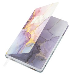 Ежедневник датированный 2027, А5, 138x213 мм, BRAUBERG "Vista Glow", под кожу, твердый, "Gemstone", 117963 - фото 3