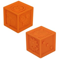 Тактильные кубики, сенсорные, ЭКО 12 штук, BAMBOX BABY (БАМБОКС БЭБИ), 665900 - фото 6