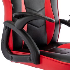 Кресло компьютерное BRABIX "Shark GM-203", экокожа, черное/красное, 532512 Кресло компьютерное BRABIX "Shark GM-203", экокожа, черное/красное, 532512 - фото 7