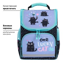 Ранец ПИФАГОР BASIC, 1 отделение, 3 кармана, эргономичная спинка, "Funny cats", 35х28х18 см, 273135 Ранец ПИФАГОР BASIC, 1 отделение, 3 кармана, эргономичная спинка, "Funny cats", 35х28х18 см, 273135 - фото 14