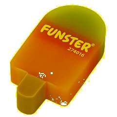 Ластик фигурный FUNSTER (ФАНСТЕР) "АЙСКРИМ", НАБОР 2 ШТУКИ, 55х29х12 мм, цвет ассорти, экологичный ПВХ, блистер, 274016 - фото 4