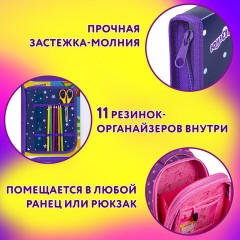 Папка для труда на молнии ЮНЛАНДИЯ А4, 1 отделение, откидная планка, органайзер, "Fluffy tail", 272220 Папка для труда на молнии ЮНЛАНДИЯ А4, 1 отделение, откидная планка, органайзер, "Fluffy tail", 272220 - фото 11