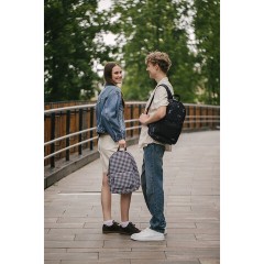 Рюкзак HEIKKI POSITIVE (ХЕЙКИ) универсальный, карман-антивор, "Houndstooth", 42х28х14 см, 273857 - фото 9
