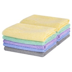 Салфетки из МИКРОФИБРЫ 30х30 см PASTEL COLOUR, big pack, КОМПЛЕКТ 10 штук, 180 г/м2, LAIMA HOME, 700608 - фото 3