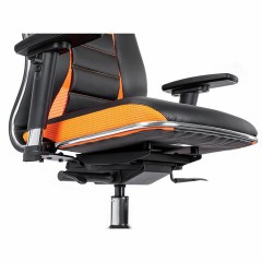 Кресло компьютерное МЕТТА "ErgoLife" 10 B2-160D, 2D-подголовник, экокожа/сетка, черное/оранжевое Кресло компьютерное МЕТТА "ErgoLife" 10 B2-160D, 2D-подголовник, экокожа/сетка, черное/оранжевое - фото 9