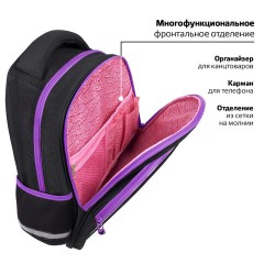 Рюкзак BRAUBERG OPTIMA, 2 отделения, с брелоком, "Radiant unicorn", 36х27х18 см, 273157 - фото 19
