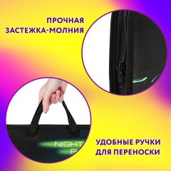 Папка на молнии с ручками ЮНЛАНДИЯ А4, 1 отделение, пластик, ширина 45 мм, "Neon race", 270950 Папка на молнии с ручками ЮНЛАНДИЯ А4, 1 отделение, пластик, ширина 45 мм, "Neon race", 270950 - фото 9