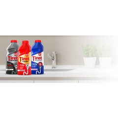 Средство для прочистки канализационных труб 500 мл, TIRET (Тирет) "Turbo", гель, 8147369 Средство для прочистки канализационных труб 500 мл, TIRET (Тирет) "Turbo", гель, 8147369 - фото 9