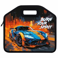 Папка-сумка ЮНЛАНДИЯ, 1 отделение, фетровые ручки, 34х30х11 см, "Race car", 273382 Папка-сумка ЮНЛАНДИЯ, 1 отделение, фетровые ручки, 34х30х11 см, "Race car", 273382 - фото 3