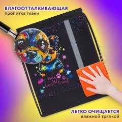 Мешок для обуви ЮНЛАНДИЯ, плотный, светоотражающая полоса, 46х36 см, "True friend", 272410 Мешок для обуви ЮНЛАНДИЯ, плотный, светоотражающая полоса, 46х36 см, "True friend", 272410 - фото 9
