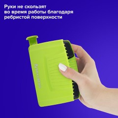 Дырокол BRAUBERG "SUPER", до 20 листов, зелено-черный, 272743 Дырокол BRAUBERG "SUPER", до 20 листов, зелено-черный, 272743 - фото 12