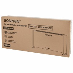 Обогреватель-конвектор SONNEN ONYX-2000.1, 2000 Вт, Х-образный нагревательный элемент, белый, сделано в России, 457630 Обогреватель-конвектор SONNEN ONYX-2000.1, 2000 Вт, Х-образный нагревательный элемент, белый, сделано в России, 457630 - фото 3