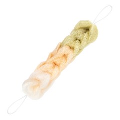 Мочалка для тела КОСИЧКА, нейлоновая, 70 г (27х5,5х5,5 см), ассорти, PLEASURE, 1135 - фото 7