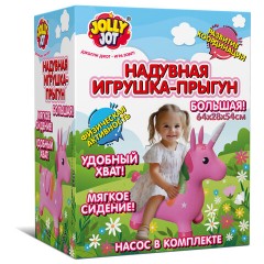 Попрыгун надувной "Единорог", 64х28х54 см, ПВХ, насос, JOLLY JOT (ДЖОЛЛИ ДЖОТ), 666128 - фото 3