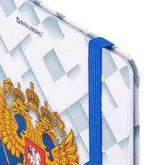 Дневник 1-11 класс 48 л., твердый, BRAUBERG, матовая ламинация, резинка, закладка-ляссе, с подсказом, "Герб", 107238 - фото 3