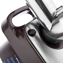 Мясорубка BRAYER BR1601, 1300 Вт, производительность 1,5 кг/мин, металлический шнек, реверс, пластик, коричневая/серебро Мясорубка BRAYER BR1601, 1300 Вт, производительность 1,5 кг/мин, металлический шнек, реверс, пластик, коричневая/серебро - фото 5