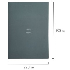 Тетрадь на кольцах БОЛЬШАЯ А4, 215х305 мм, 100 л., твердый картон, клетка, BRAUBERG, "Rhythm", 405407 Тетрадь на кольцах БОЛЬШАЯ А4, 215х305 мм, 100 л., твердый картон, клетка, BRAUBERG, "Rhythm", 405407 - фото 2