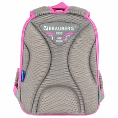 Ранец BRAUBERG QUADRO, 3 отделения, с брелком, Hi there, велюровая панель, 37х28х18 см, 273105 Ранец BRAUBERG QUADRO, 3 отделения, с брелком, Hi there, велюровая панель, 37х28х18 см, 273105 - фото 5