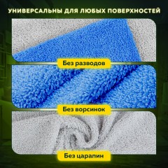 Тряпка из микрофибры 50х60 см, АВТО / ДОМ / ОФИС, КОМПЛЕКТ 2 шт., "ULTRASONIC BI-COLOUR", 220 г/м2, LAIMA HOME, 608219 Тряпка из микрофибры 50х60 см, АВТО / ДОМ / ОФИС, КОМПЛЕКТ 2 шт., "ULTRASONIC BI-COLOUR", 220 г/м2, LAIMA HOME, 608219 - фото 14