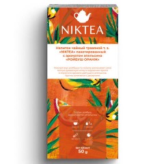 Чай NIKTEA "Ройбуш Оранж" травяной со вкусом апельсина, 25 пакетиков в конвертах по 2 г, TALTHA-DP0058 - фото 4