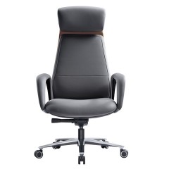 Кресло HAWASAN (ХАВАСАН) PREMIUM EX-820, синхромеханизм, слайдер, экокожа, графит/коричневое, 533238 - фото 3