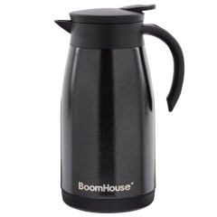 Чайник-термос 1 л, BOOMHOUSE (БУМХАУС) COFFEE BREAK, нержавеющая сталь SUS304, черный, ТЕРМОЧАЙНИК, 700328 - фото 2