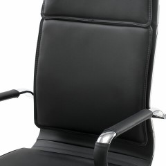 Кресло офисное BRABIX "Cube EX-523", экокожа, хром, черное, 531946 - фото 8