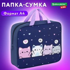 Папка на молнии с ручками BRAUBERG KIDS А4, 1 отделение, полиэстер, 80 мм, "Anti-gravity", 273313 Папка на молнии с ручками BRAUBERG KIDS А4, 1 отделение, полиэстер, 80 мм, "Anti-gravity", 273313 - фото 9