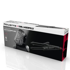 Мультистайлер для волос 3 в 1 ROWENTA Karl Lagerfeld CF451LF0, выпрямление/завивка, 170-200 °C, черный, 1830008551 Мультистайлер для волос 3 в 1 ROWENTA Karl Lagerfeld CF451LF0, выпрямление/завивка, 170-200 °C, черный, 1830008551 - фото 9