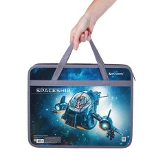 Папка на молнии с ручками BRAUBERG А4, 1 отделение, пластик, 80 мм, "Space trip", 270871 Папка на молнии с ручками BRAUBERG А4, 1 отделение, пластик, 80 мм, "Space trip", 270871 - фото 5