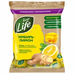 Конфеты желейные KONTI "Life" с имбирем и соком лимона, 220 г, 19895 Конфеты желейные KONTI "Life" с имбирем и соком лимона, 220 г, 19895 - фото 2