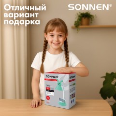Настольная лампа / светильник SONNEN OU-611 на подставке, СВЕТОДИОДНАЯ, "SWEET BUNNY", 5 Вт, зеленый, 237642 - фото 9