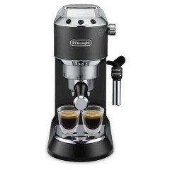 Кофеварка рожковая DELONGHI Dedica EC685.BK, 1350 Вт, объем 1,1 л, ручной капучинатор, черная Кофеварка рожковая DELONGHI Dedica EC685.BK, 1350 Вт, объем 1,1 л, ручной капучинатор, черная - фото 3