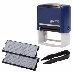 Штамп самонаборный 7-строчный STAFF, оттиск 60х35 мм, "Printer 8028", КАССЫ В КОМПЛЕКТЕ, 237429 Штамп самонаборный 7-строчный STAFF, оттиск 60х35 мм, "Printer 8028", КАССЫ В КОМПЛЕКТЕ, 237429 - фото 6