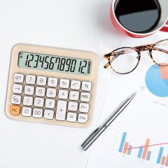 Калькулятор настольный BRAUBERG KW-1000-BG (152x132 мм), 3D-кнопки, 12 разрядов, бежевый, 272957 - фото 7